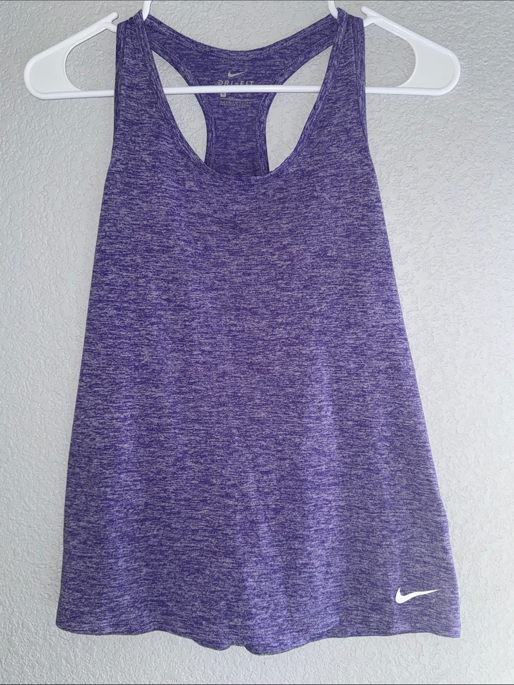Nike Women's Heather Purple Racerback Tank